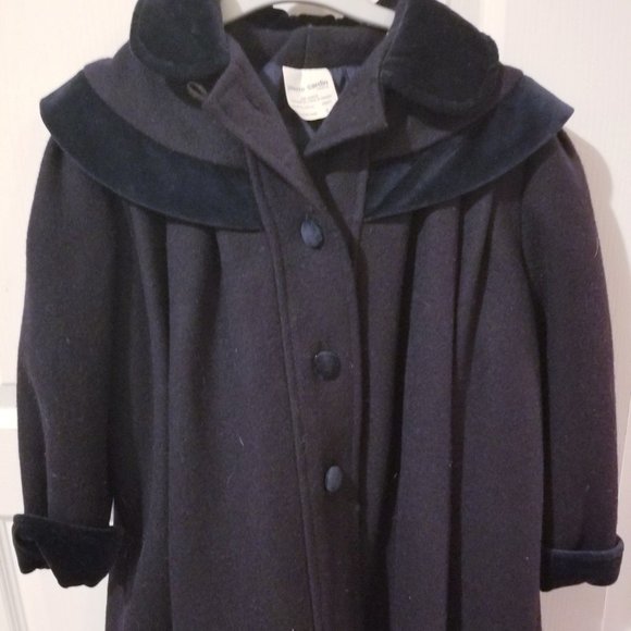 Pierre Cardin girls dress coat Navy colour - Picture 1 of 3
